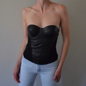 Guess Pleather Bustier